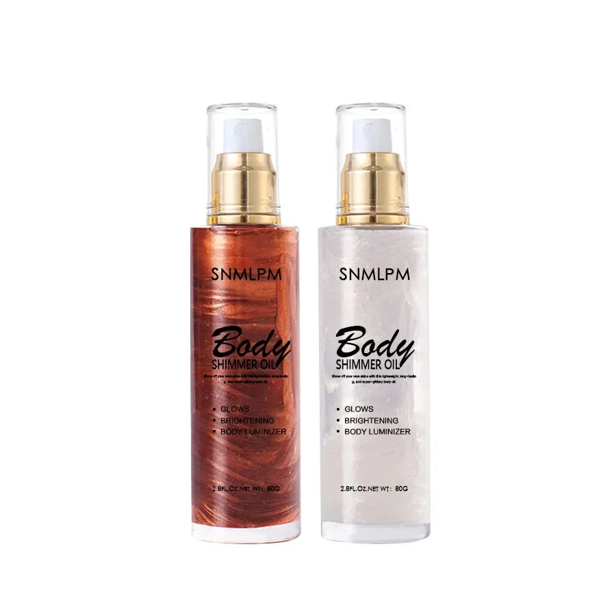 80G Body Luminous Oil Quicksand Highlight Oil Brighten Face Body Repair Highlight Oil Diamond Muscle Body Glitter Oil