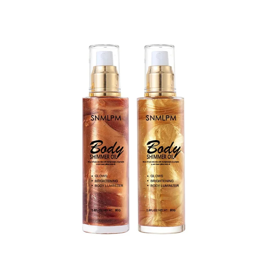 80G Body Luminous Oil Quicksand Highlight Oil Brighten Face Body Repair Highlight Oil Diamond Muscle Body Glitter Oil