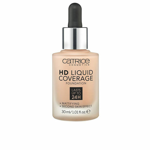 fond de teint / Liquid Make Up Base Catrice HD Liquid Coverage Nº 020-rose beige (30