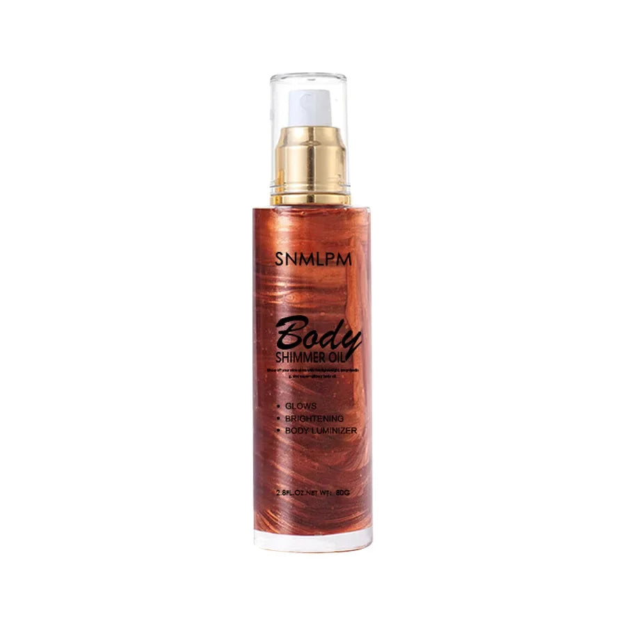 80G Body Luminous Oil Quicksand Highlight Oil Brighten Face Body Repair Highlight Oil Diamond Muscle Body Glitter Oil