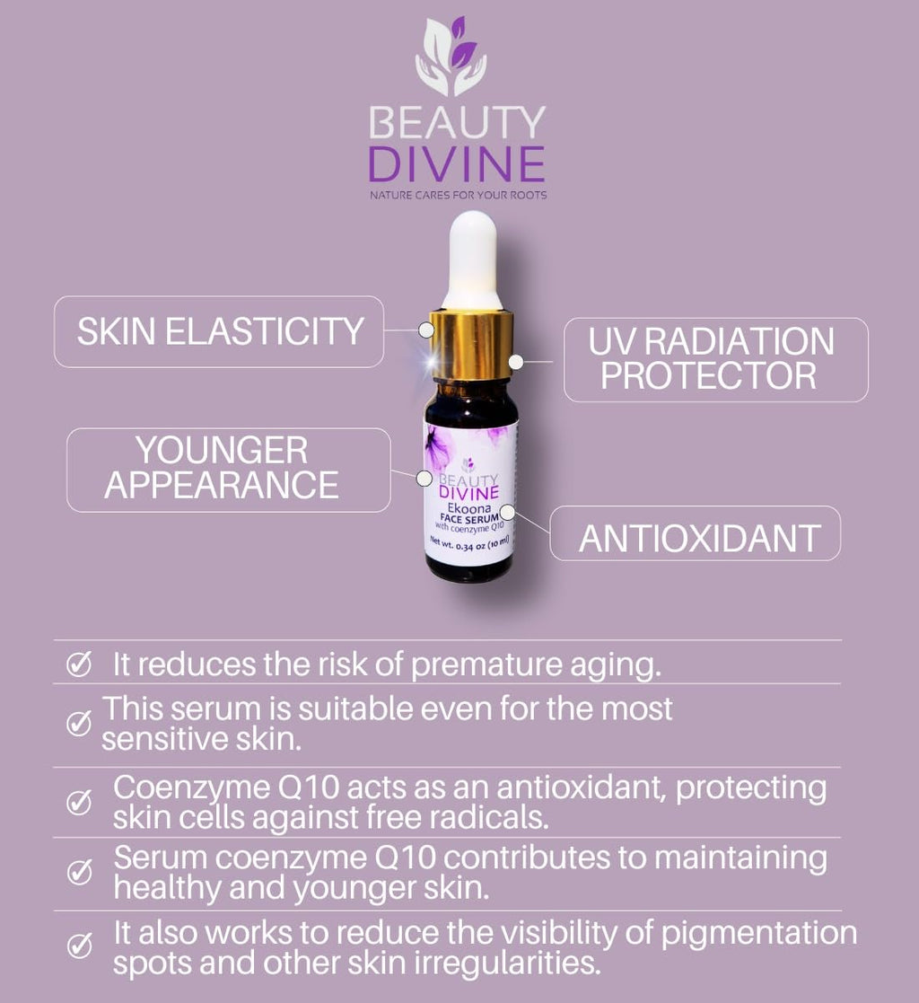 Coenzyme Q10 Face Serum – Instant Lift & Anti-Wrinkle, Natural Facial Care for Women
